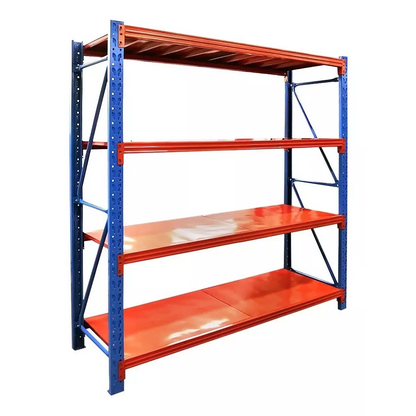 Estantería Metálica 2m x 2m x 0.60m - Soporta 200Kg por Estante. 4 Niveles