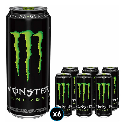 Energizante MONSTER 473ml - Funda 6 unidades